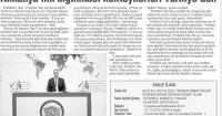 Tünaydın Gazetesi<br />
14 Mayıs 2016