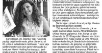 Yeni Çağrı Gazetesi<br />
16 Mayıs 2016