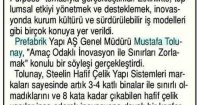 Son Saat Gazetesi<br />
25 Nisan 2017