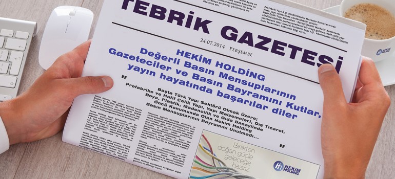 Hekim Holding Gazeteciler ve Basın Bayramı’nı Kutladı
