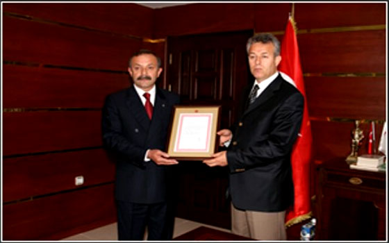 Cumhurbaşkanımız Sayın Ahmet Necdet SEZER’den Takdirname