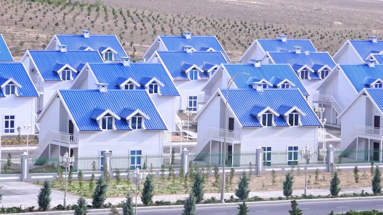 Hafif Çelik Villalar – Prefabrik Yapı A.Ş. – Türkmenistan