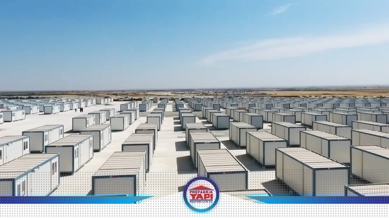 2 Ayda 10.000 Kişilik Konteyner Kamp